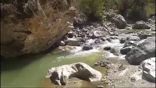 Contaminacion del rio jusia por parte de la empresa minera Anabi SAC en el distrito de Huaquirca