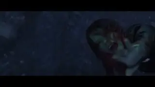 Thanos empuja a Gamora - Escena HD latino