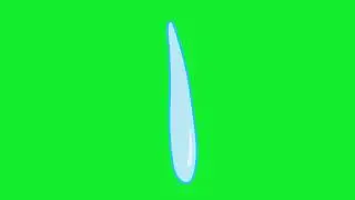 drool2 green screen animation effect