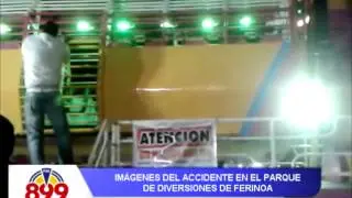 Fm 89.9 - Testigo Ocular - Imagenes del Accidente en el parque de diversiones de Ferinoa