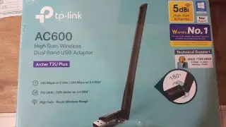 TP-Link Archer T2U Plus AC600 Unboxing & Installation