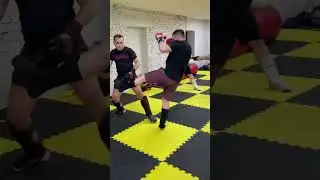 Muay Thai sweep technique 
