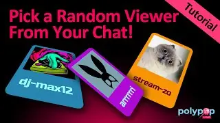 Pick a Random Viewer From Twitch or YouTube Chat, and Show Its Name and Profile Picture!