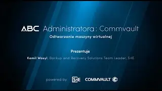Commvault: Odtwarzanie maszyny wirtualnej