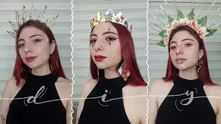 3 coronas 👑 faciles para halloween 🎃