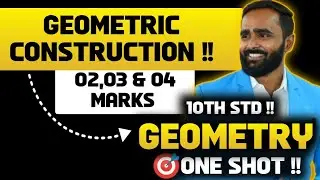 10th STD GEOMETRY|4.Geometric Constructions|ONE SHOT|PRADEEP GIRI SIR|BOARD EXAM 2024