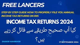 Income Tax Return Free Lancers