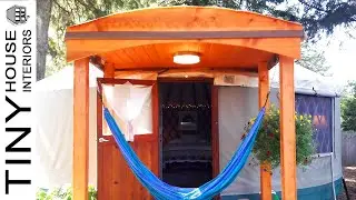 Amazing Garden Home Backyard Yurt | Tiny House Youtube Channel