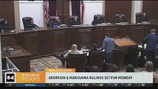 Florida Supreme Court set to rule on abortion and marijuana