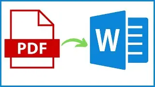 Edit PDF only with Word 