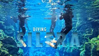 Snorkeling clear waters between continental plates--Silfra, Iceland, Thingvellir National Park