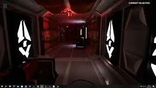 Unreal Engine 5 SciFi WIP Testing Alarm System / Alien Isolation style Motion Tracker