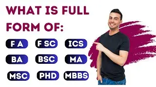 What is full form of FA, Fsc, BA, Bsc, MA, Msc, MBBS, Mphil