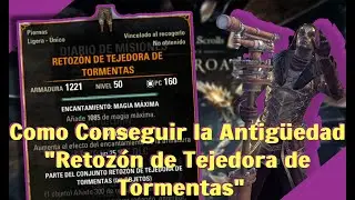 TESO | Como Conseguir el Retozón de Tejedora de Tormentas | Stormweaver's Cavort