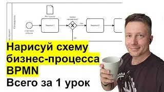 Как нарисовать схему бизнес-процесса BPMN. Пошаговый урок