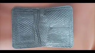 Кожаная обложка для документов. Бесплатная выкройка в пдф