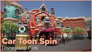 Ride Roger Rabbit's Car Toon Spin, 4K POV | Disneyland Park