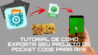 TUTORIAL DE COMO EXPORTA SEU PROJETO DO POCKET CODE PARA APK