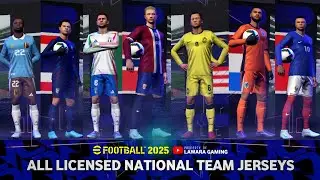 All licensed National Team jerseys