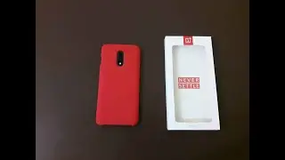 OnePlus 7 Silicone Protective Case Red - UNBOXING