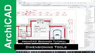 ArchiCAD Beginner Tutorial | Dimensioning Tools