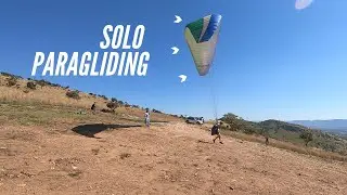 FIRST PARAGLIDING FLIGHT SOLO - Quick tips I learned!