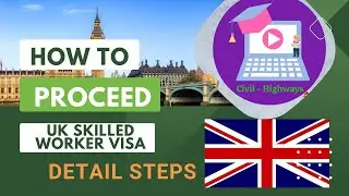 Important steps for UK Skilled Worker VISA - Detail process
