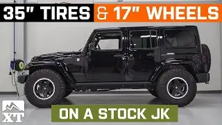 Stock JK Wrangler | 35x12.5R17 | 17X9 Wheels - W&T Fitment