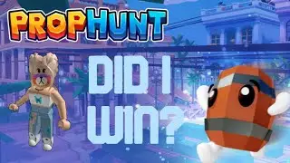 Playing Roblox PROP HUNT for the FIRST TIME.