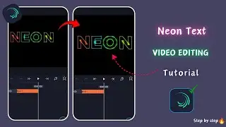 How to Create Neon Text Animation in Alight Motion | Step-by-Step Tutorial