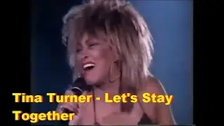 Tina Turner - Let's Stay Together -  (SOM ESTÉREO)