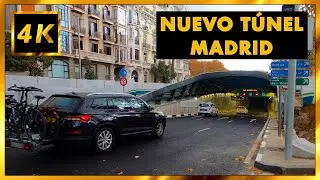 [4K] New Bailén tunnel | Car tour | Reform of the Plaza de España 2021