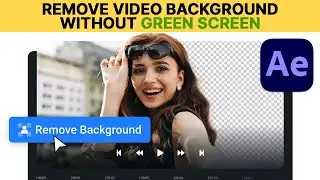 Remove Video Background Without Green Screen in After Effect 2024