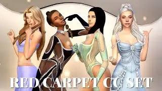 ⭐ STUNNING Maxis Match CC Set | Joliebean - Red Carpet | The Sims 4 ⭐