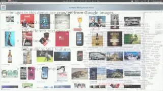 Small objects query suggestion in a large web-image collection