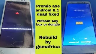 Premio Axe Firmware Flashing Dead Fixed Done With SPD Flash Tool