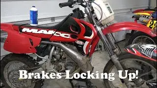 1997 Maico 500 - Fixing the Front Brakes