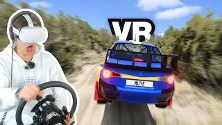 Rally in BeamNG VR is Horrifying