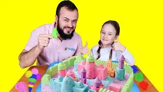 ЕВА построила ЗАМОК из КИНЕТИЧЕСКОГО ПЕСКА! Папа такого НЕ ОЖИДАЛ!