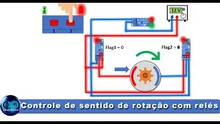 Controle de sentido de motor com relés e Arduino