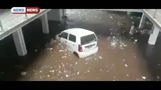 منگورہ میں زیادہ بارش کیوجہ سے ندی نالوں میں طغیانی، دریائے سوات میں درمیانی درجے کا سیلاب