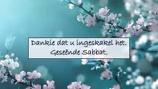30 September 23 – Aanbiddingsdiens - Lr. Danie Potgieter - “Advexit”