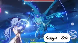 Ganyu Solo Stormterror [Without Team Buff] - Genshin Mobile Gameplay