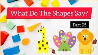 What Do 🟣 The Shapes Say? 🟥🔶 Fun poems #educationalvideo #easylearning #kidsvideos