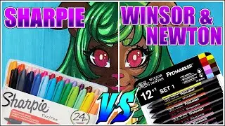 Sharpie Markers vs Winsor & Newton Markers| Sharpie Vs Winsor & Newton | Marker Review