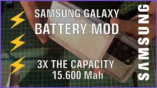 Samsung galaxy Battery mod. 3x the Capacity (15.600mah)