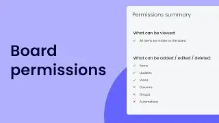 Board permissions | monday.com tutorials