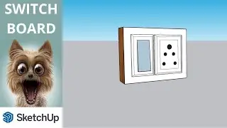 HOW TO DO SWITCH BOAR DONLY DEFAULT TOOL 😍 THIS IS SIMPLE METHOD AND EASYWAY 😍 BY USING SKETCHUP 😍