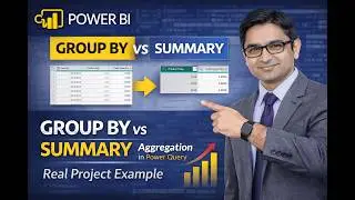Power BI Group By Tutorial | Aggregation in Power Query with Real Project Example