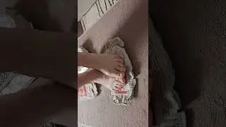 Egg boxes crushing barefoot